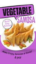 Vegetable Samosa 6 PCS