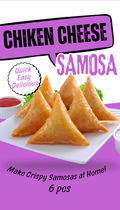 Chicken Cheese Samosa 6PCS